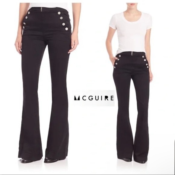 McGuire Denim Denim - McGuire Bonaparte Sailor Stretch Cotton Flare Jeans SZ 26